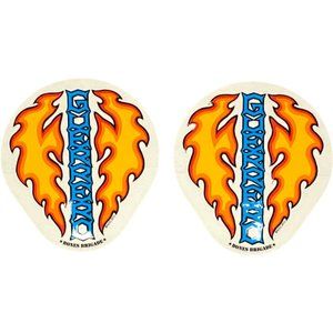 BONES Brigade Flames - Pack of [2] - Skateboard Stickers